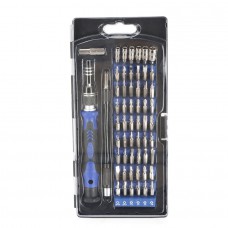UnaMela 54 Bit Driver Kit with Magnetic Driver Handle , UnaMela 58 in 1 Screwdriver Set, Electronics Repair for Mobile Phone/ Laptops/Xbox/Tablets /PC/ Computer Blue